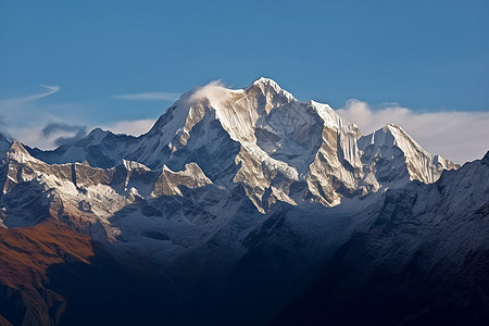 远处的雪山图片