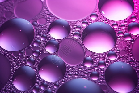 抽象紫罗兰色气泡纹理图片