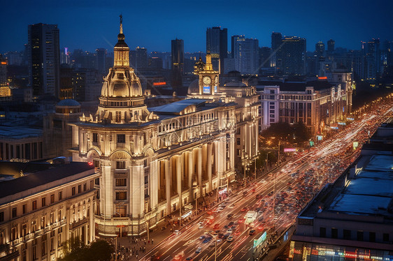 城市夜景图片