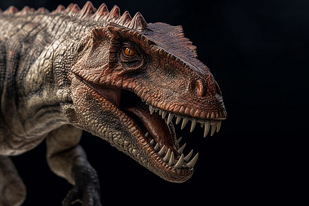 恐龙模型特写图片