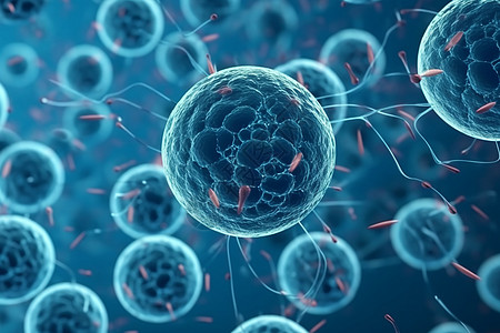 3d人类细胞胚胎干细胞图片