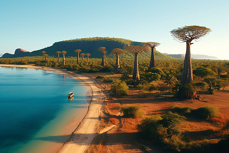 非洲马达加斯加旅行岛屿高清图片