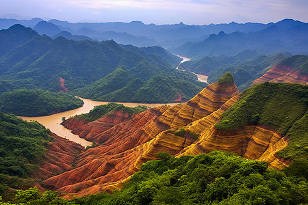 丹霞地貌保护景区图片