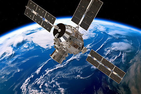 卫星技术背景图片