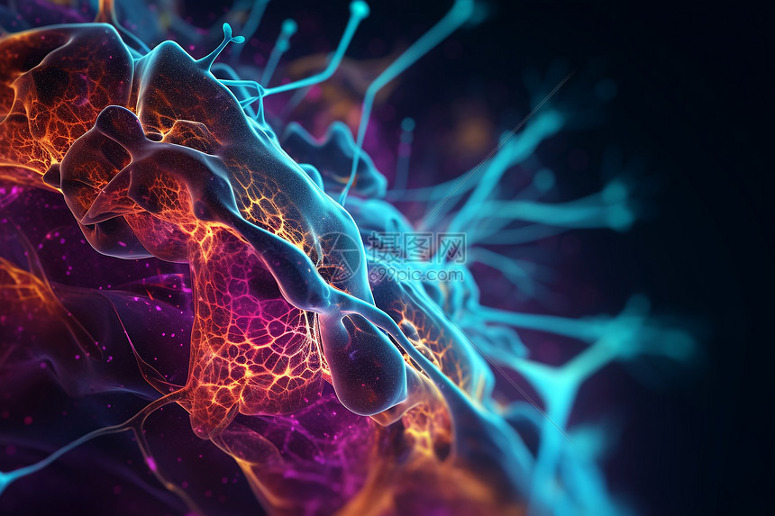 人工神经网络的连接图片素材-正版创意图片600208120-摄图网