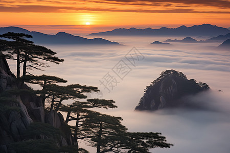 山下的风景图片