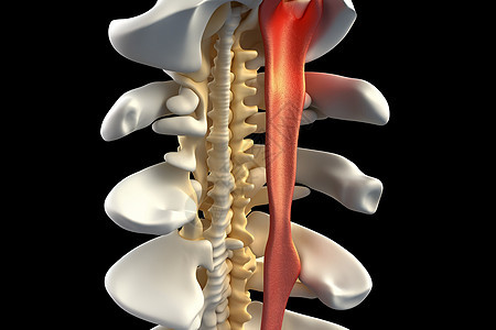 人体椎间盘背景图片