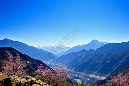 连绵的山脉图片