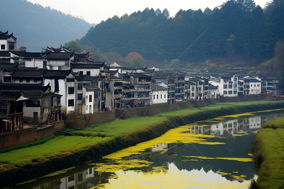 田园乡村景观图片