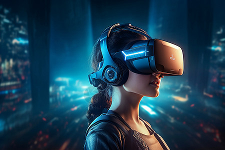 VR科技下的虚拟科幻情景高清图片