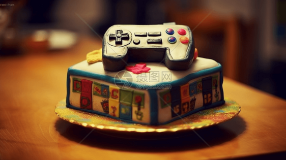 生日蛋糕造型的游戏机图片