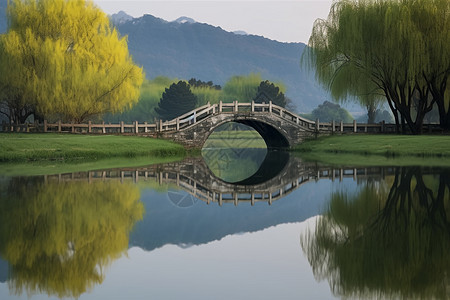 乡村的美丽风景图片