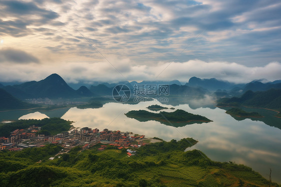 乡村唯美的风景图片