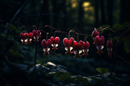 森林里的花朵图片