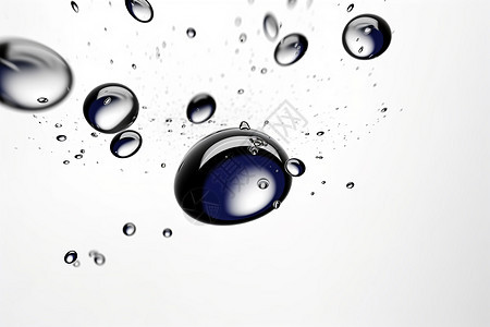干净的水滴背景图片