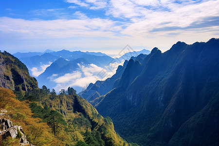 震撼的大山图片