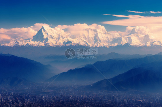 迷人的雪山图片