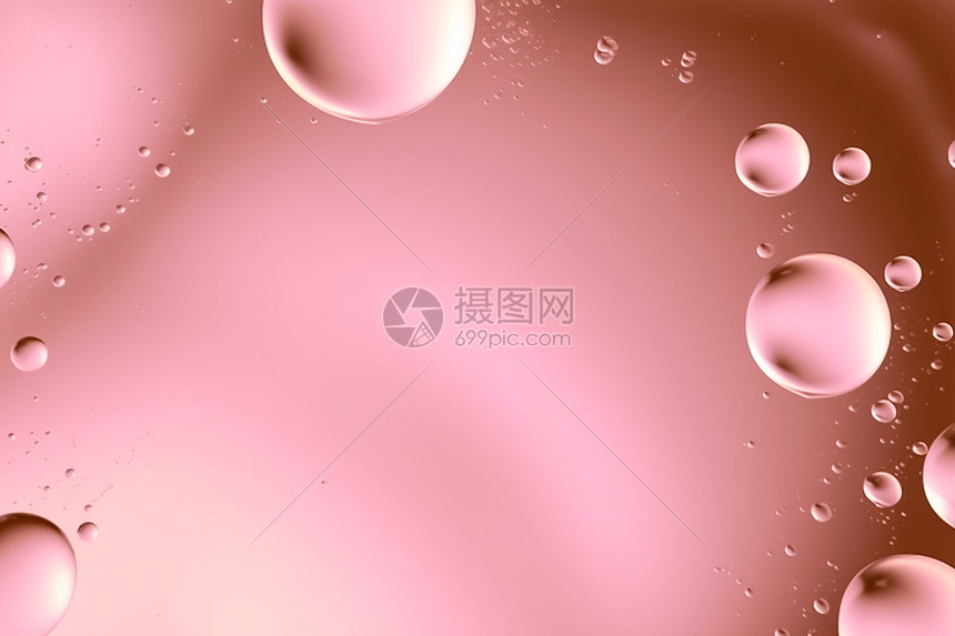 柔软的粉红气泡图片