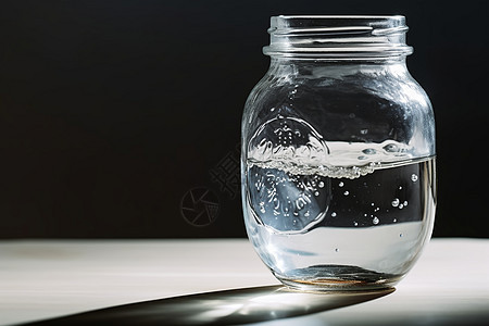 透明的玻璃瓶图片