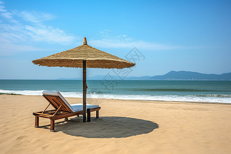 沙滩美景夏日度假海滩背景