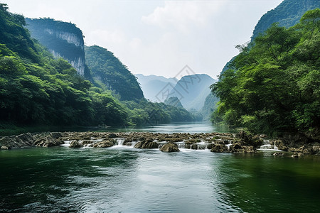 贵州的万峰湖景区图片