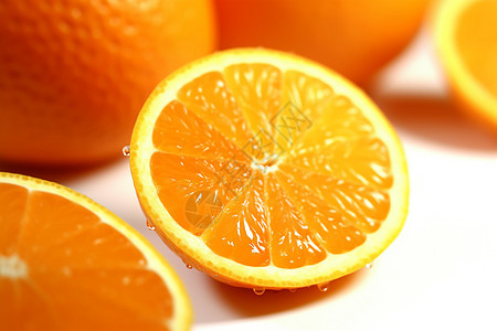 美味的甘南脐橙背景图片