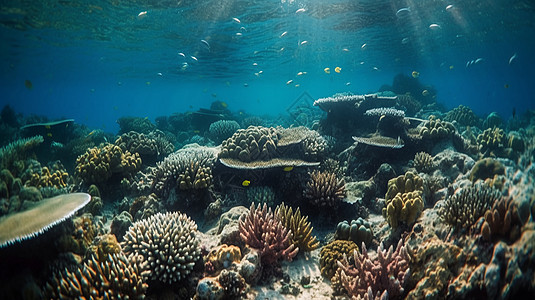 海洋生态系统生物图片