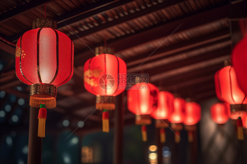 传统的灯笼高清图片下载-正版图片600215620-摄图网