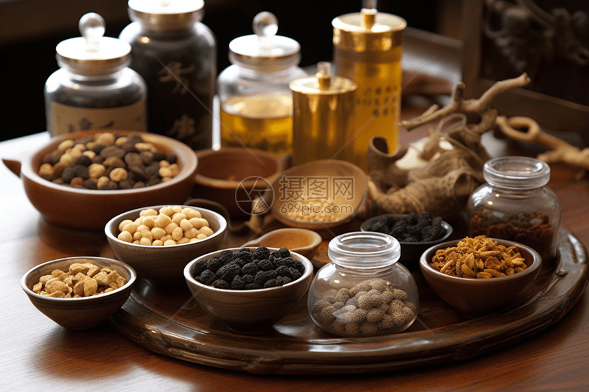 中医草药食疗图片素材-正版创意图片600215998-摄图网