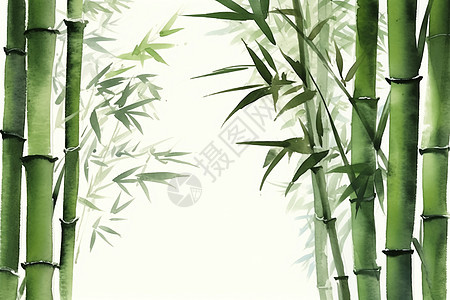 茂盛的竹子图片