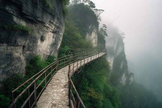 美丽的高峰风景图片