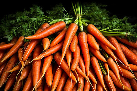 市场上的胡萝卜图片