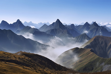 大洼更扎雪山图片