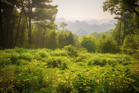 热带雨林种植园图片