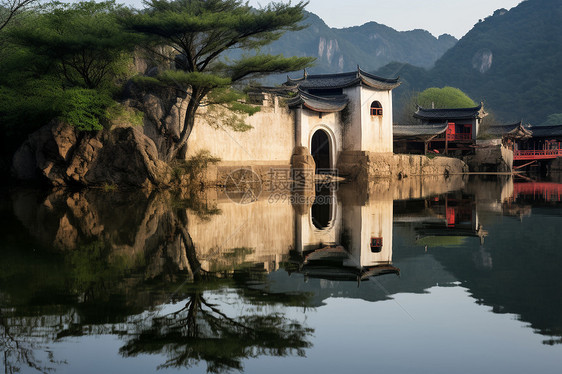 美丽的黄山乡村图片