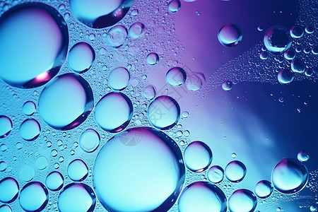 抽象气泡蓝色纹理背景图片