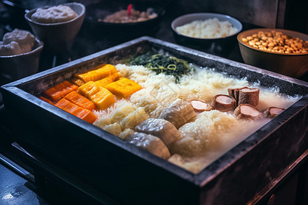 日式火锅饭图片