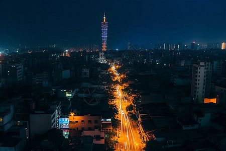 城市的夜景图片