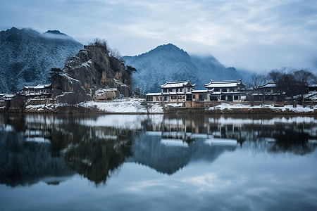 乡村的风景背景图片