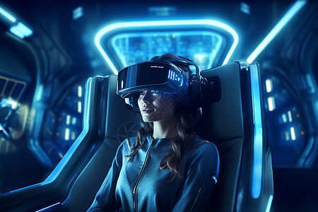 VR创新技术背景图片