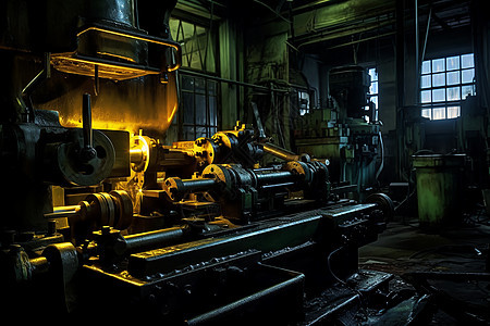 工厂复杂机械图片