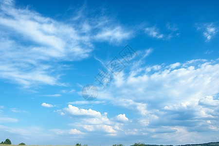 夏天美丽的天空图片