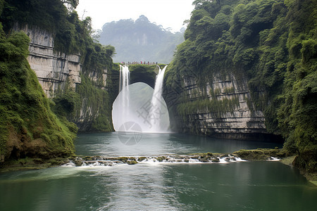 美丽瀑布风光图片