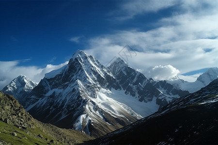 雪山风光图片