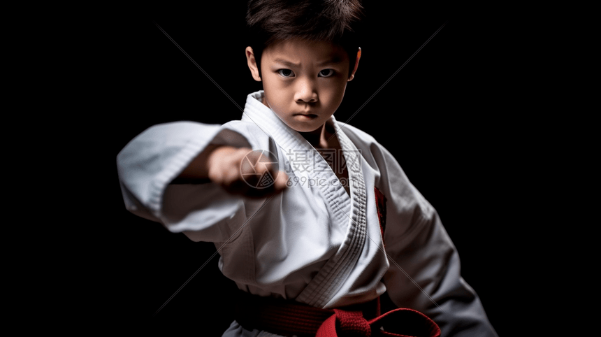 少年武术的男孩图片