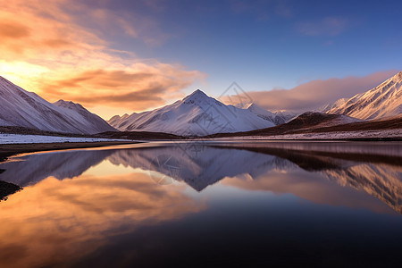 雪山唯美的风景图片