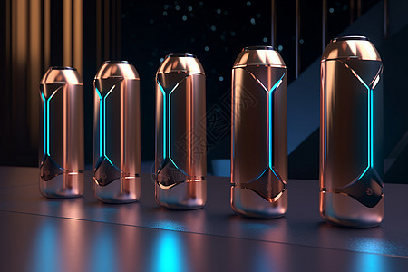 未来派设计的液态金属电池图片