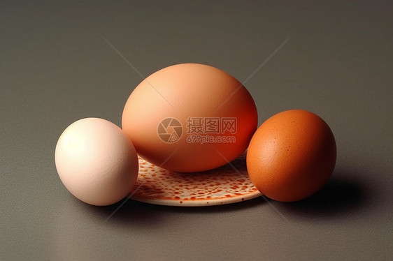 新鲜的鸡蛋图片