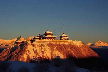 美丽的山脉风景图片