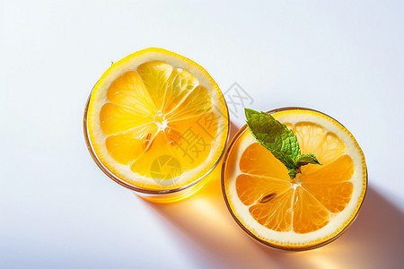 清热祛暑的柠檬茶图片